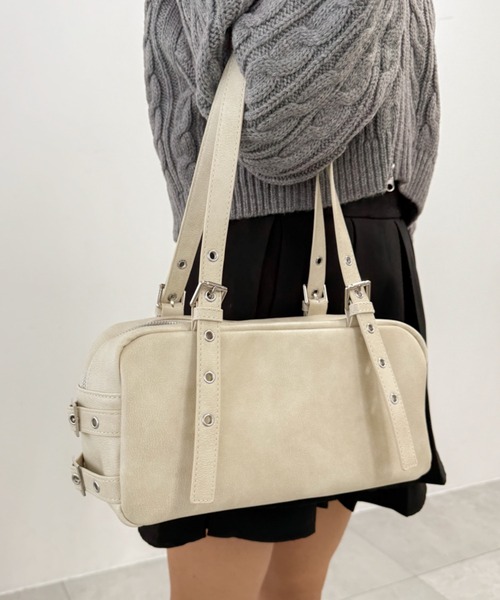 WEGO（ウィゴー） ボストンバッグ WEGO/サイドベルトボストンバッグ