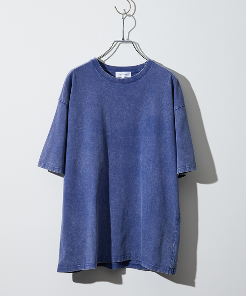 ABAHOUSE（アバハウス） tシャツ 「ピグメント加工」クルーネック半袖