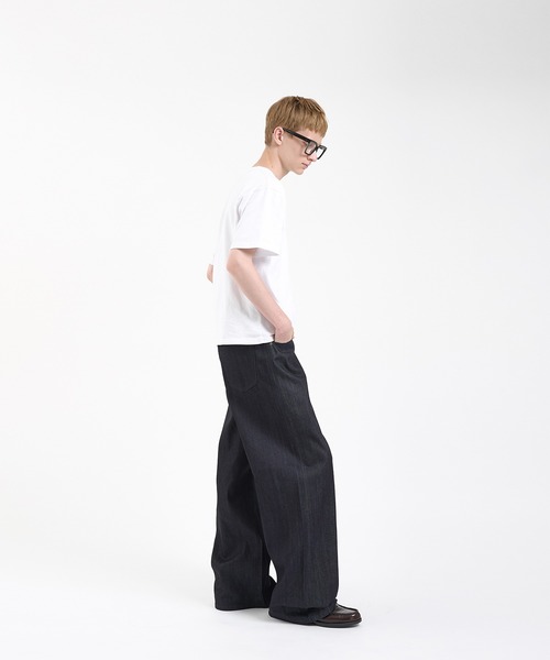 regen glanz ストレートセルビッジデニムパンツ Regen Glanz ジーンズ selvedge baggy denim pants/セルビッチ