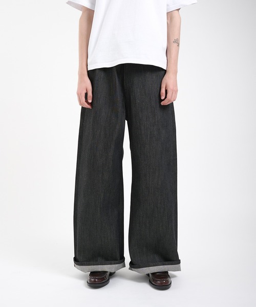 Regen Glanz wide baggy denim pantsバギーデニム wide baggy denim pants/ワイドバギーデニムパンツ（デニム