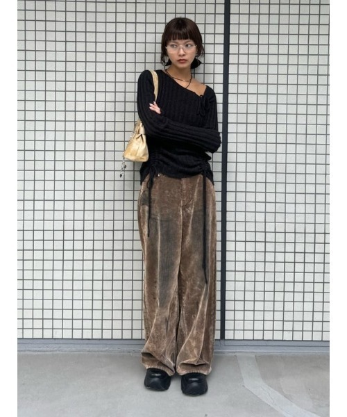 SLY（スライ） ジーンズ デニム デニムパンツ L/W VINTAGE FLOCKY