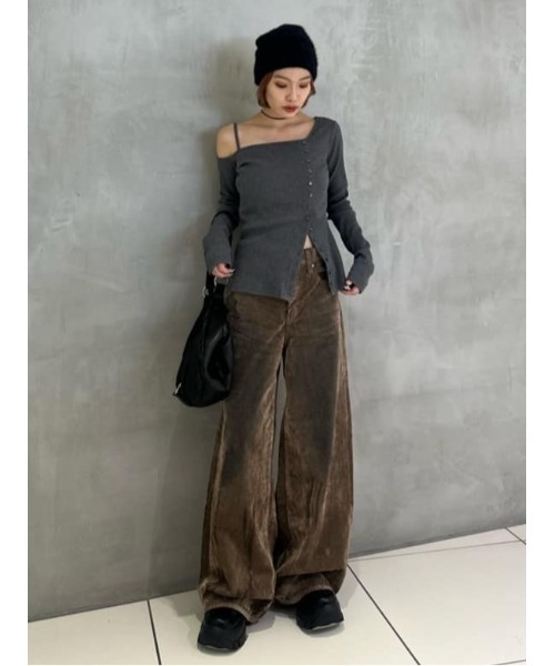 SLY（スライ） ジーンズ デニム デニムパンツ L/W VINTAGE FLOCKY