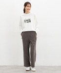 tシャツ フォトチュニックTシャツ レディースの詳細画像2