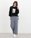 tシャツ フォトチュニックTシャツ レディースの詳細画像4