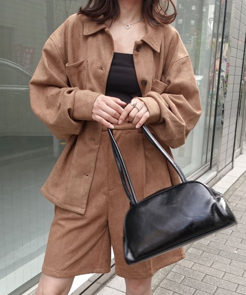 CORNERS（コーナーズ） ブラウス シャツ フェイクスエードシャツ