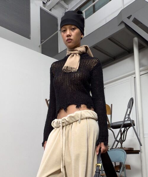 OY ニット OY（オーワイ）の「『OY/オーワイ』HAIRY SKETCH ODOLLY KNIT/へアリー