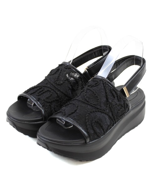 「VIVIAN」 フラットサンダル M グレー レディース_画像3