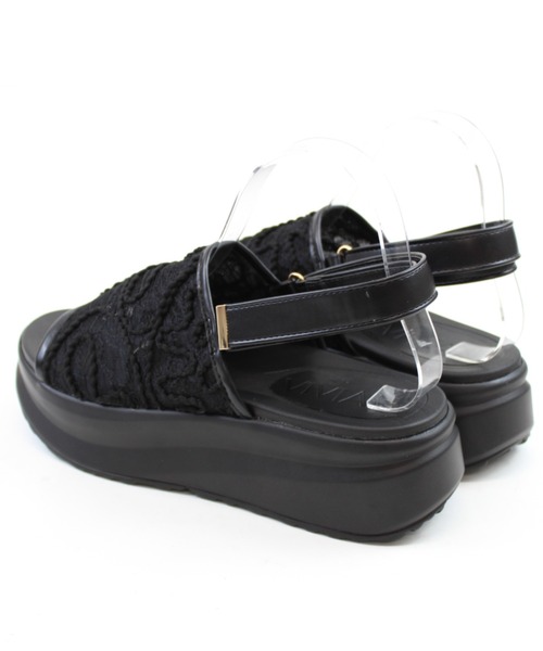 「VIVIAN」 フラットサンダル M グレー レディース_画像6