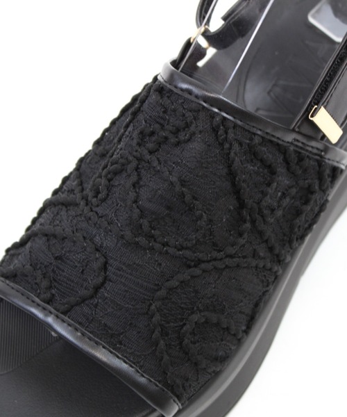 「VIVIAN」 フラットサンダル M グレー レディース_画像9