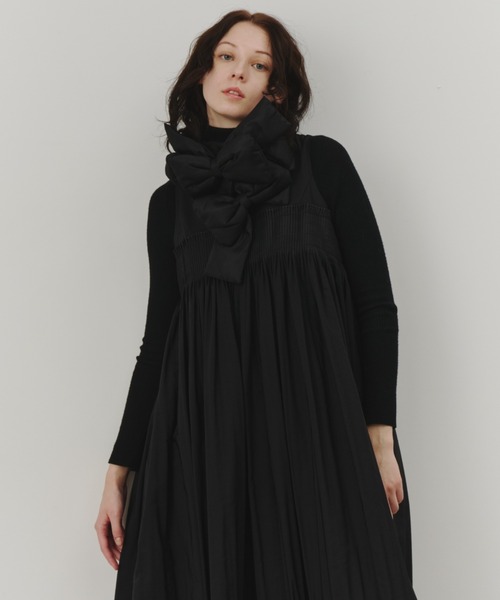 PERNA（ペルナ） ワンピース ピンタックギャザーワンピース : ZOZOTOWN