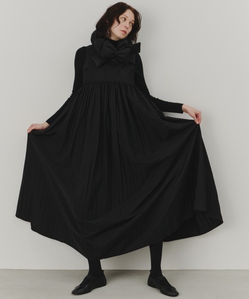 PERNA（ペルナ） ワンピース ピンタックギャザーワンピース : ZOZOTOWN