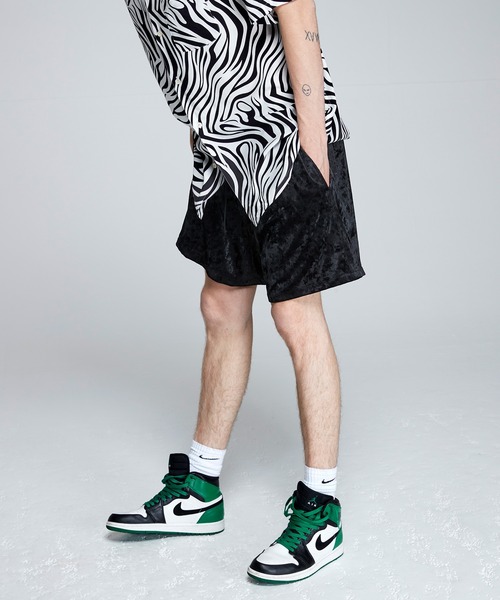 「NOISE MAKER」 ショートパンツ MEDIUM ブルー メンズ_画像2