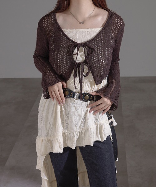 「apres jour mignon」 キャミソールブラウス X-LARGE ブラック系その他 レディース_画像4