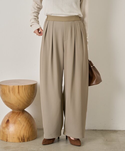 トロミカーブパンツ　ジェナ Jena espace merveilleux（ジェナ エスパスメルヴェイユ） パンツ ビ