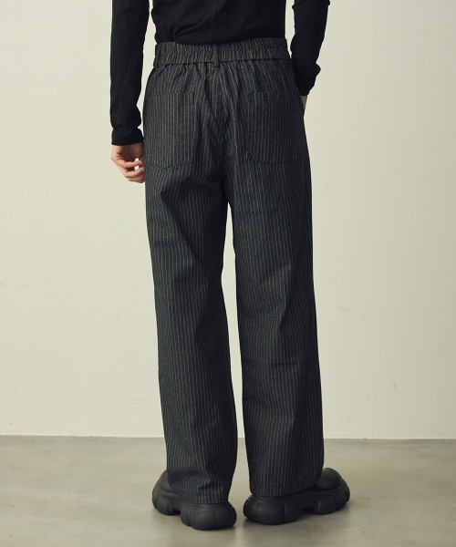 Shoowtime（ショウタイム） スラックス Pinstripe 3-pleat straight
