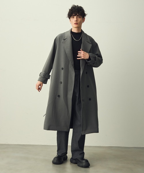 Shoowtime（ショウタイム） スラックス Pinstripe 3-pleat straight