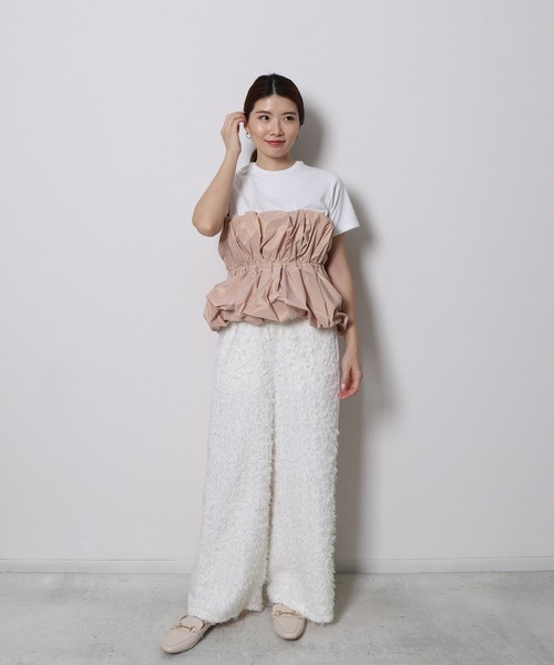 「Re.Verofonna」 半袖カットソー MEDIUM ブラック レディース_画像5