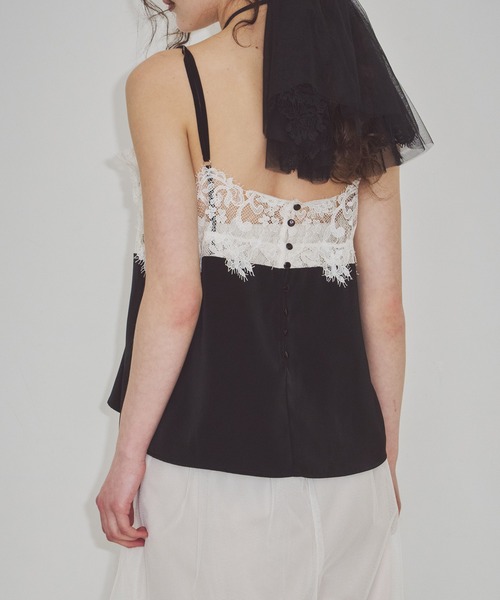 LA BELLE ETUDE（ラベルエチュード） キャミソール モチーフレース