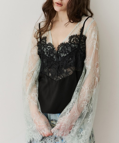 LA BELLE ETUDE（ラベルエチュード） キャミソール モチーフレース