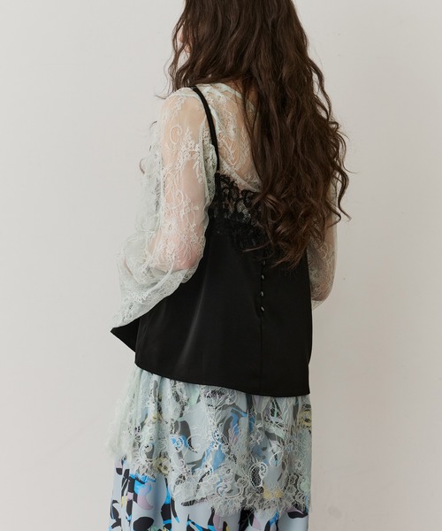 LA BELLE ETUDE（ラベルエチュード） キャミソール モチーフレース