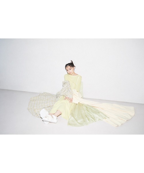 FURFUR（ファーファー） シャツワンピース FREE サックスブルー