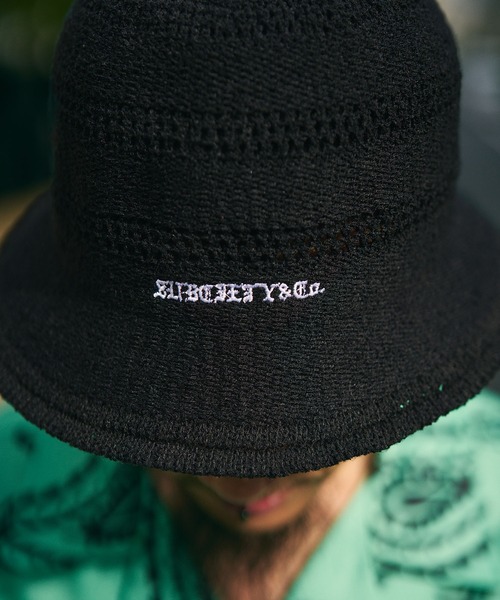 Subciety（サブサエティ） 帽子 ハット メンズ Crochet Thermo Hat