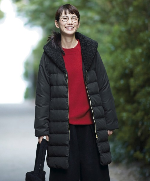 Sunny clouds（サニークラウズ） ダウンコート LARGE ブラック