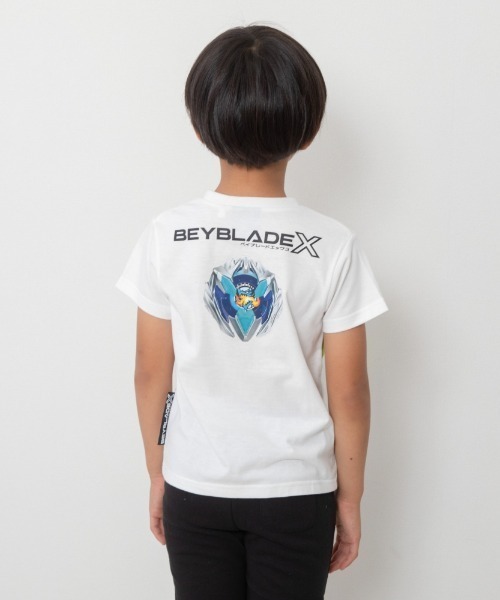 tシャツ BEYBLADE X ベイブレードエックス 半袖Tシャツ 切替 ジュニア