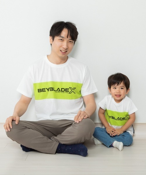 tシャツ BEYBLADE X ベイブレードエックス 半袖Tシャツ 切替 ジュニア