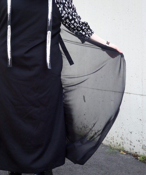 「rovtski」 「chou chou」サロペットスカート FREE ブラック レディース_画像8