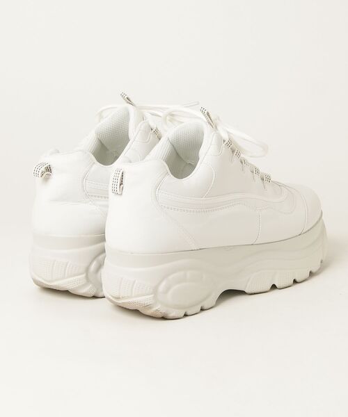 「attagirl」 ローカットスニーカー 3L ホワイト レディース_画像2