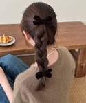 ヘアゴム ベロアリボンヘアゴムの詳細画像1