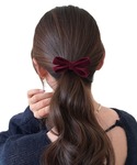 ヘアゴム ベロアリボンヘアゴムの詳細画像2