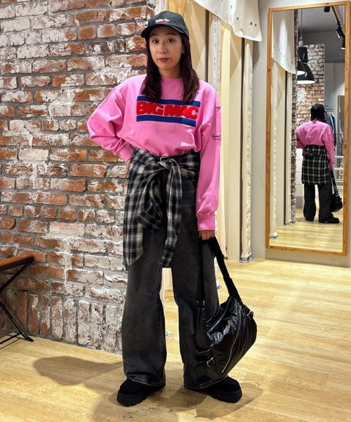 「RODEO CROWNS WIDE BOWL」 デニムパンツ MEDIUM ブラック レディース_画像9