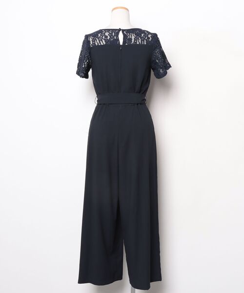 「Kana」 オールインワン 2L ネイビー レディース_画像2