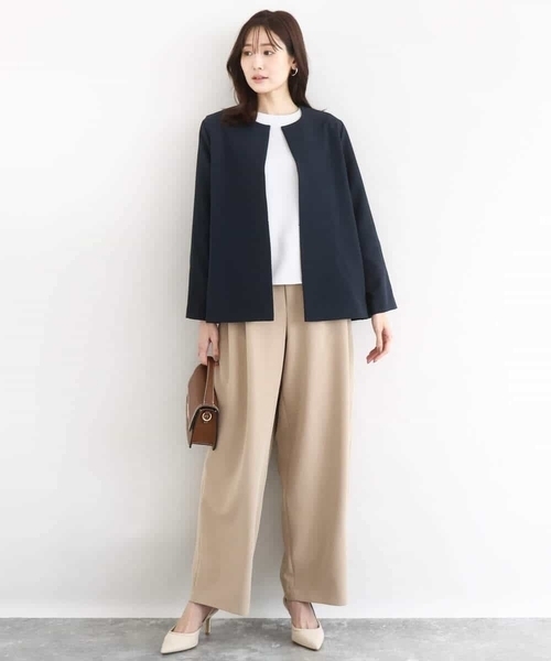 MK MICHEL KLEIN（エムケー ミッシェルクラン） ジャケット ノーカラー