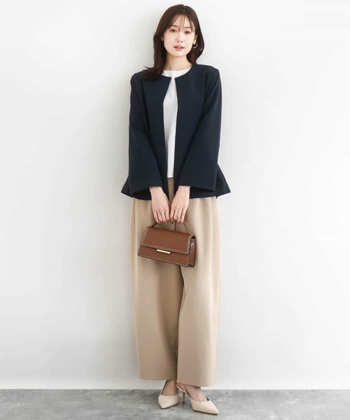 MK MICHEL KLEIN（エムケー ミッシェルクラン） ジャケット ノーカラー