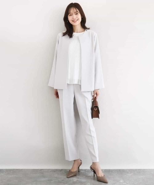 MK MICHEL KLEIN（エムケー ミッシェルクラン） ジャケット ノーカラー