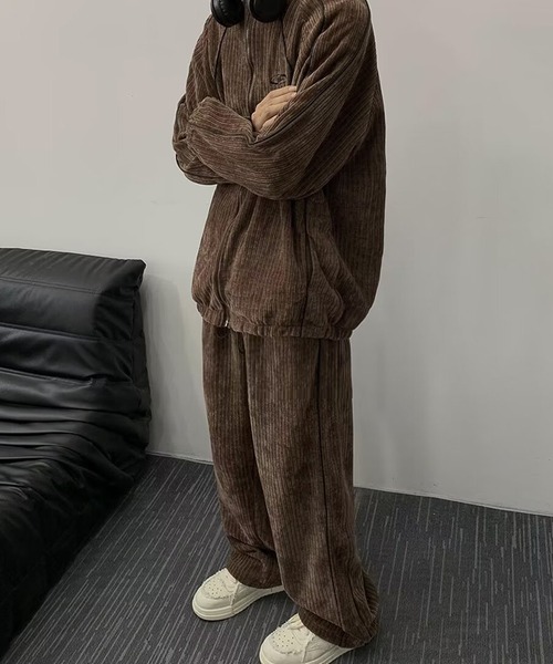 「link lot」 イージーパンツ M ブラウン メンズ_画像8