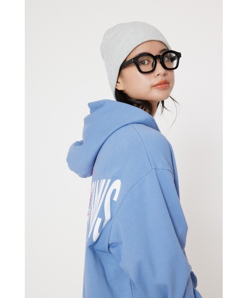 「RODEO CROWNS WIDE BOWL」 長袖ワンピース FREE グレー×ホワイト レディース_画像7