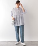 「GLOBAL WORK」 半袖チュニック F...の詳細画像4