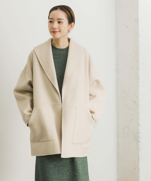 「URBAN RESEARCH」 チェスターコート 38 モカ レディース
