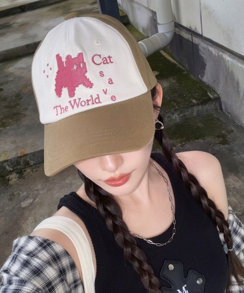 キャップ 帽子 レディース CATSAVETHEWORLDブランド直輸入正規品