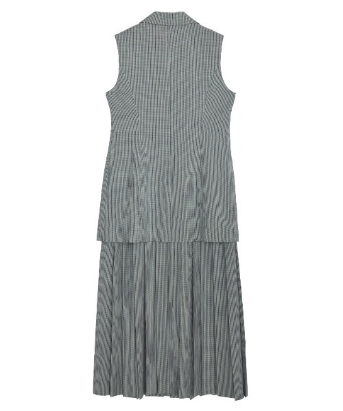 Ameri（アメリ） ワンピース PLEATED SKIRT DOCKING SUIT DRESS