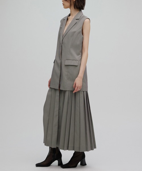 Ameri（アメリ） パーティードレス ワンピース PLEATED SKIRT DOCKING