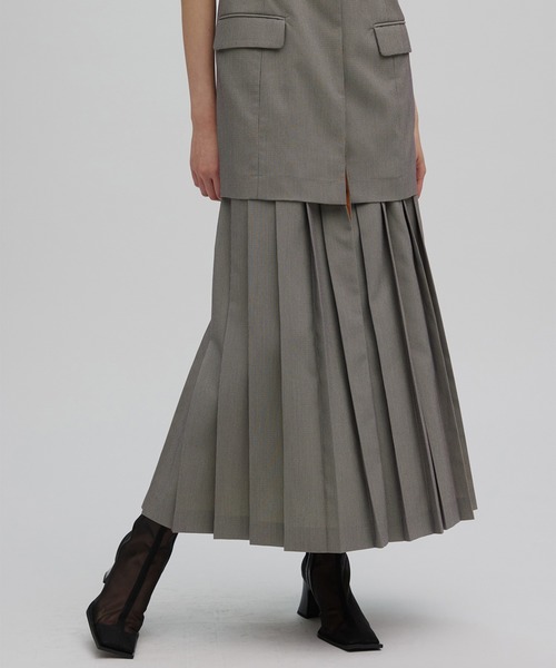 新品未使用　ameri UND SWITCH PLEATS SKIRT Ameri（アメリ）の「UND SWITCH PLEATS SKIRT（スカート）」 - WEAR