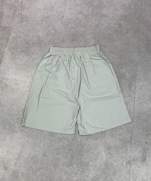 ハーフパンツ パンツ 短パン ワンポイントデザインナイロンハーフ