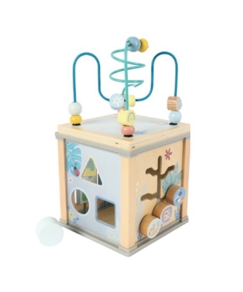 おもちゃ 木製ミニ アクティビティ キューブ : ZOZOTOWN Yahoo!店