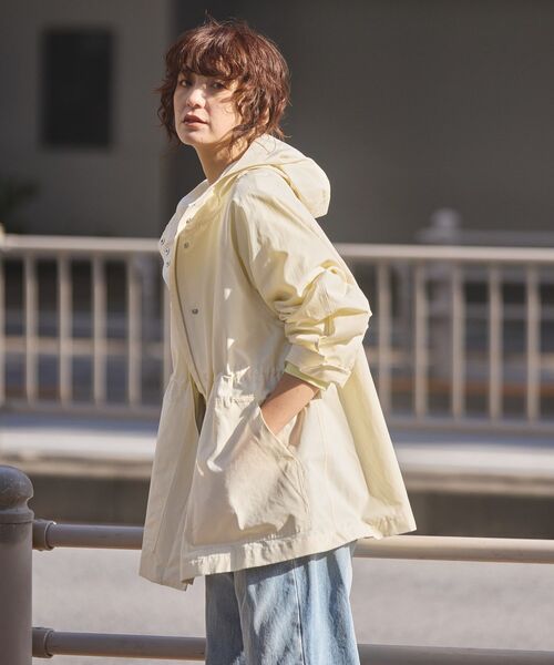 「AMERICAN HOLIC」 マウンテンパーカー L アイボリー レディース_画像5