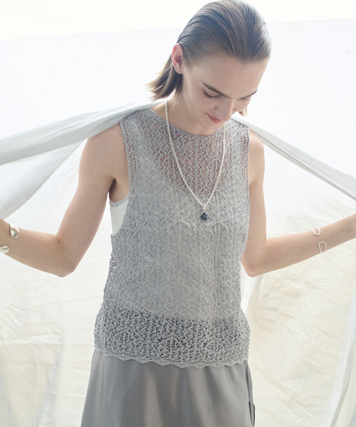 enrica/エンリカ レースニット enrica（エンリカ） ニット セーター レース柄ニット KNIT225